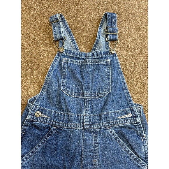 Wrangler Jeans 4T Denim Carpenter Bib Overalls Kids Size Toddler Denim - Picture 3 of 6